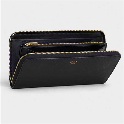 celine large zip wallet|Celine detachable wallet.